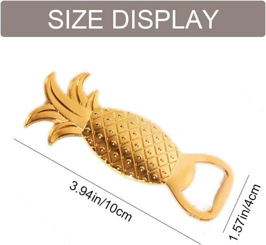 Pineapple Bottle Opener Metal Beer Opener Creative Alloy Opener for Wedding Party Favor Birthday Baby Shower Favor Gift Souvenirs