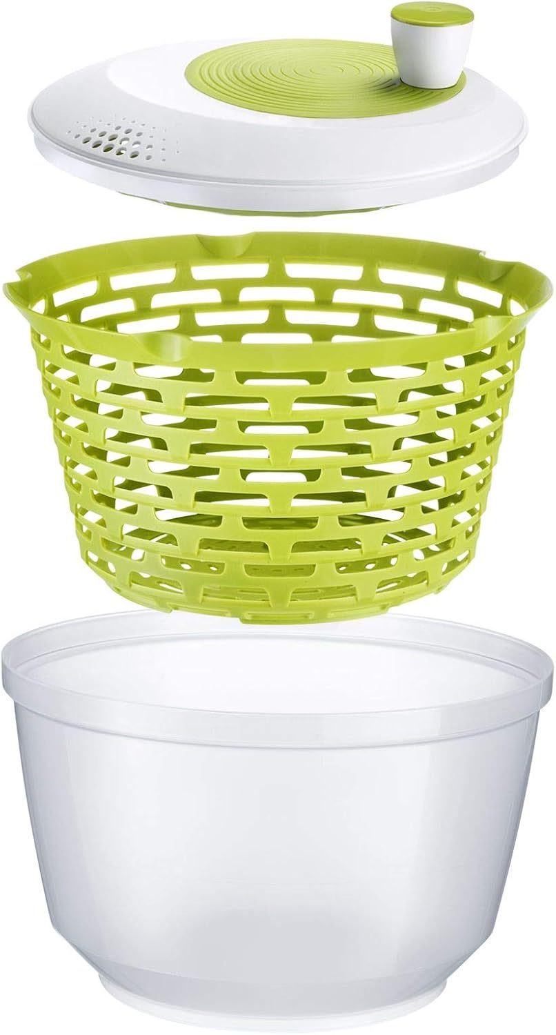 Salad Spinner, Capacity: 4.4 litres, ø 23.5 cm, Plastic, BPA-Free