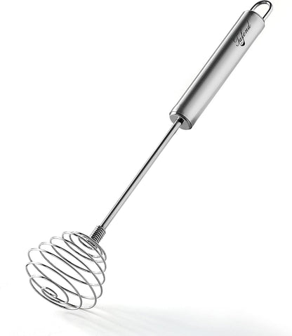 Whisk, Stainless Steel Spring Whisk, Balloon Whisk Egg Beater for Blending, Whisking, Beating, or Stirring