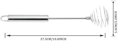 Whisk, Stainless Steel Spring Whisk, Balloon Whisk Egg Beater for Blending, Whisking, Beating, or Stirring