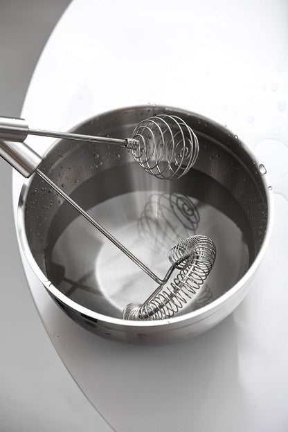 Whisk, Stainless Steel Spring Whisk, Balloon Whisk Egg Beater for Blending, Whisking, Beating, or Stirring