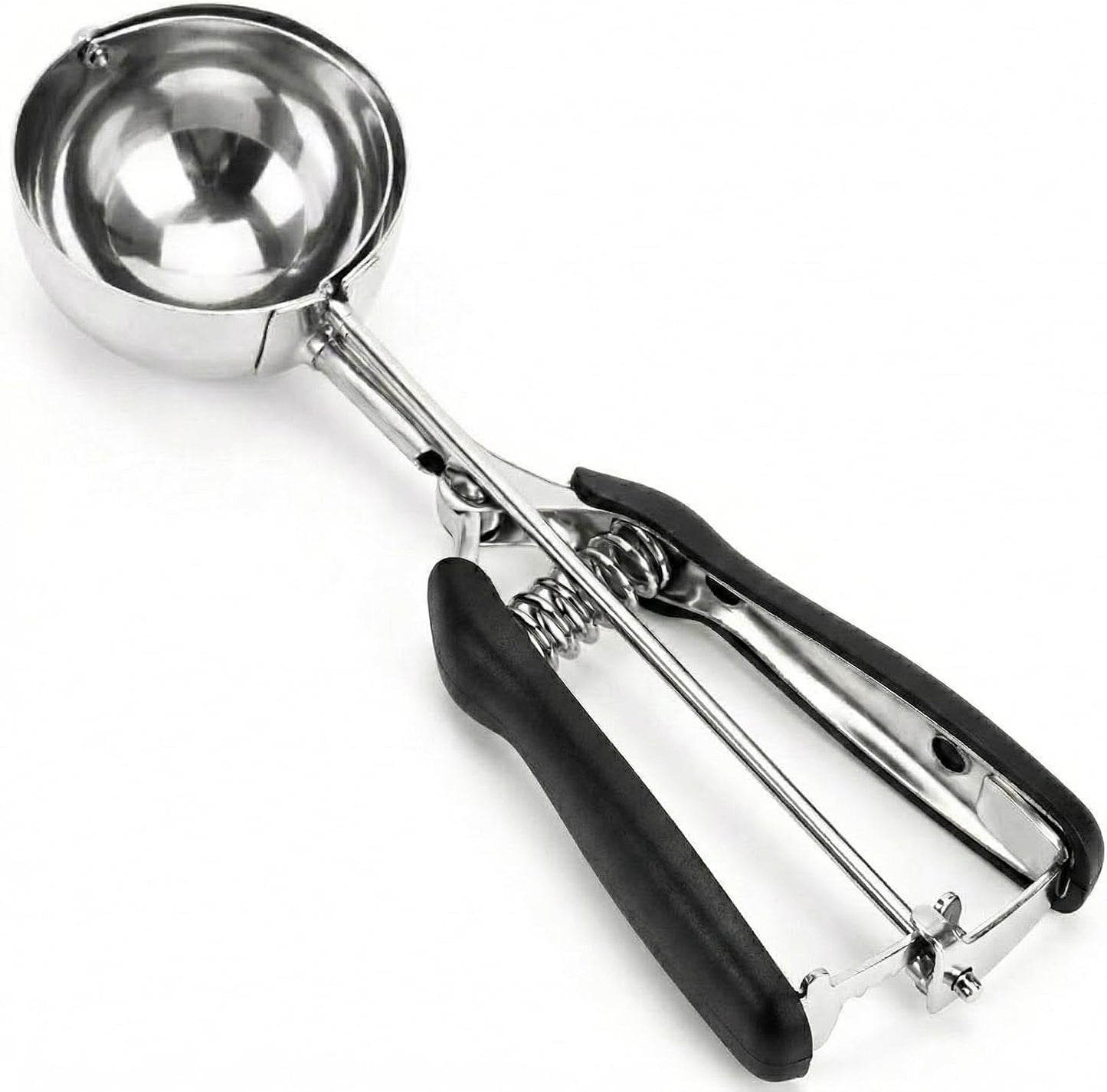 Ice Cream Scoop, 18/8 Stainless Steel Cookie Scoop, Cookie Scoops for Baking, 2 Tbsp/ 30 ml/ 1 oz Cookie Dough Scoop, Ice Cream Scooper with Trigger Release, Cookie Scooper for Baking
