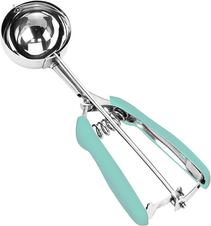 Ice Cream Scoop, 18/8 Stainless Steel Cookie Scoop, Cookie Scoops for Baking, 2 Tbsp/ 30 ml/ 1 oz Cookie Dough Scoop, Ice Cream Scooper with Trigger Release, Cookie Scooper for Baking