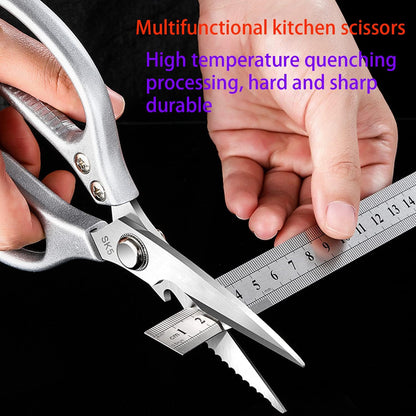 Sharp Kitchen Scissors Aluminum Alloy Handle Stainless Steel Cooking Shears