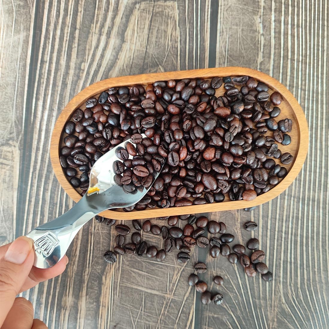 Stainless Steel Mini Scoop for Canisters with Short Handle, Silver Mini Feed Spoon for Ice Cream Melon Baller, Short Handle Espresso Coffee Spoon for Tea Dessert Sugar Salt(3 Pack)