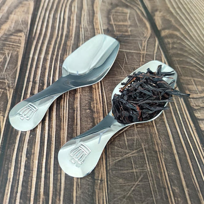 Stainless Steel Mini Scoop for Canisters with Short Handle, Silver Mini Feed Spoon for Ice Cream Melon Baller, Short Handle Espresso Coffee Spoon for Tea Dessert Sugar Salt(3 Pack)