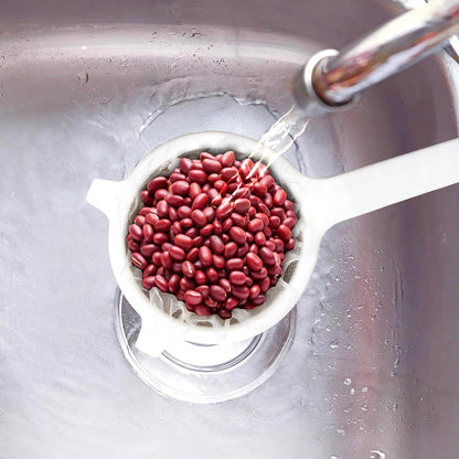Kitchen Double-Ear Fine Mesh Strainers, BPA Free, Set of 4 Sizes Includes 3, 4, 5.5, and 7-Inch Diameter