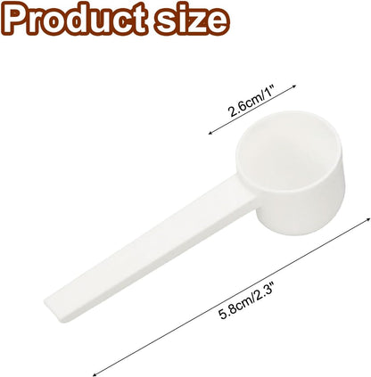 Measuring Spoons, Plastic Coffee Scoops Teaspoon for Coffee Bean Spices Sugar Salt Powder Pink