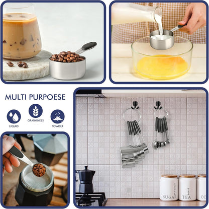 10-Pack Measuring Cups & Spoons Set, Multicolor