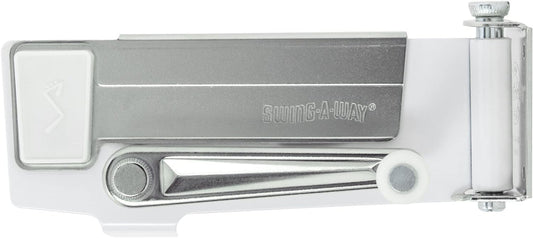 Wall Mount Can Opener with Magnet Lid Lift, White