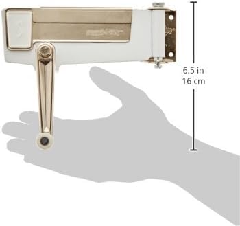Wall Mount Can Opener with Magnet Lid Lift, White