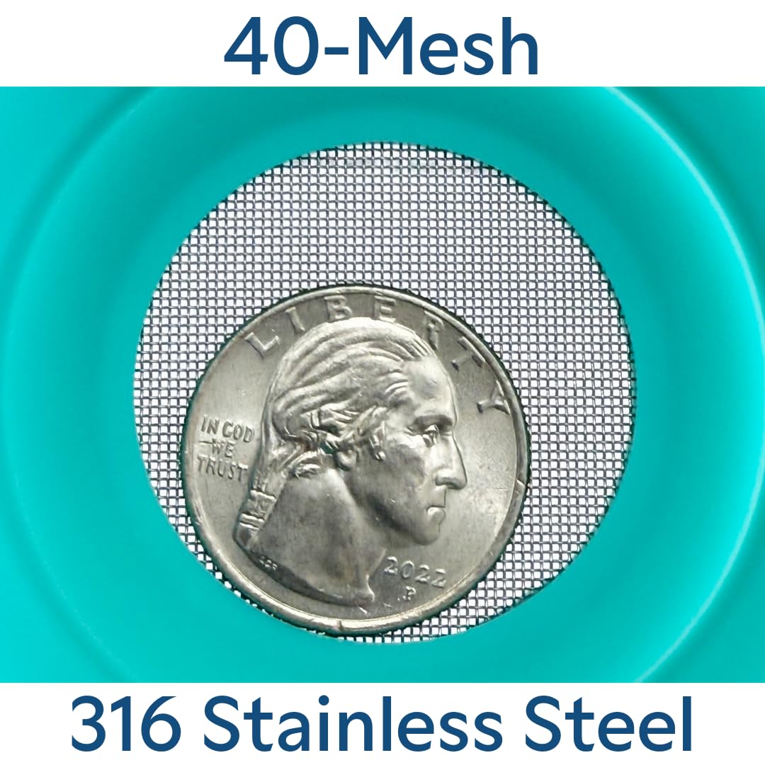 Collapsible Fine Mesh Strainer, 400 Micron, Loose Leaf Tea