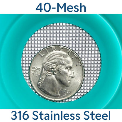 Collapsible Fine Mesh Strainer, 400 Micron, Loose Leaf Tea