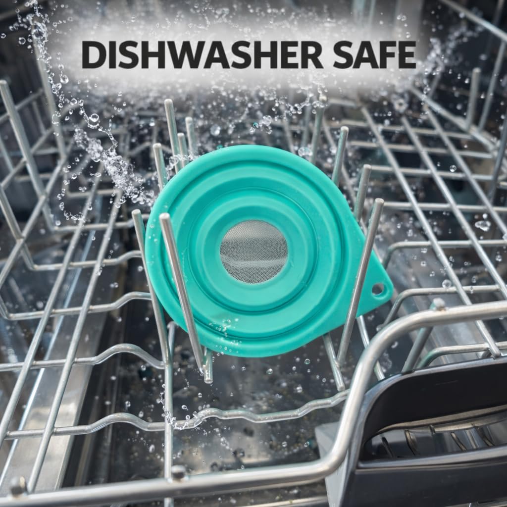 Collapsible Fine Mesh Strainer, 400 Micron, Loose Leaf Tea
