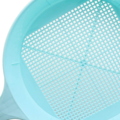 1/8 Inch 3mm Plastic Garden Riddle Sieve Mesh Sand Sieves Gardening Tool Soil Sieve Flower Nursery, Blue