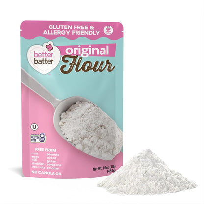 Original Blend Multipurpose Gluten Free Flour 2.5lb – Certified GFCO, Vegan, Kosher, Non-GMO – Top 9 Allergen Free, Award Winning Cup-for-Cup Baking Alternative to Regular Wheat Flour