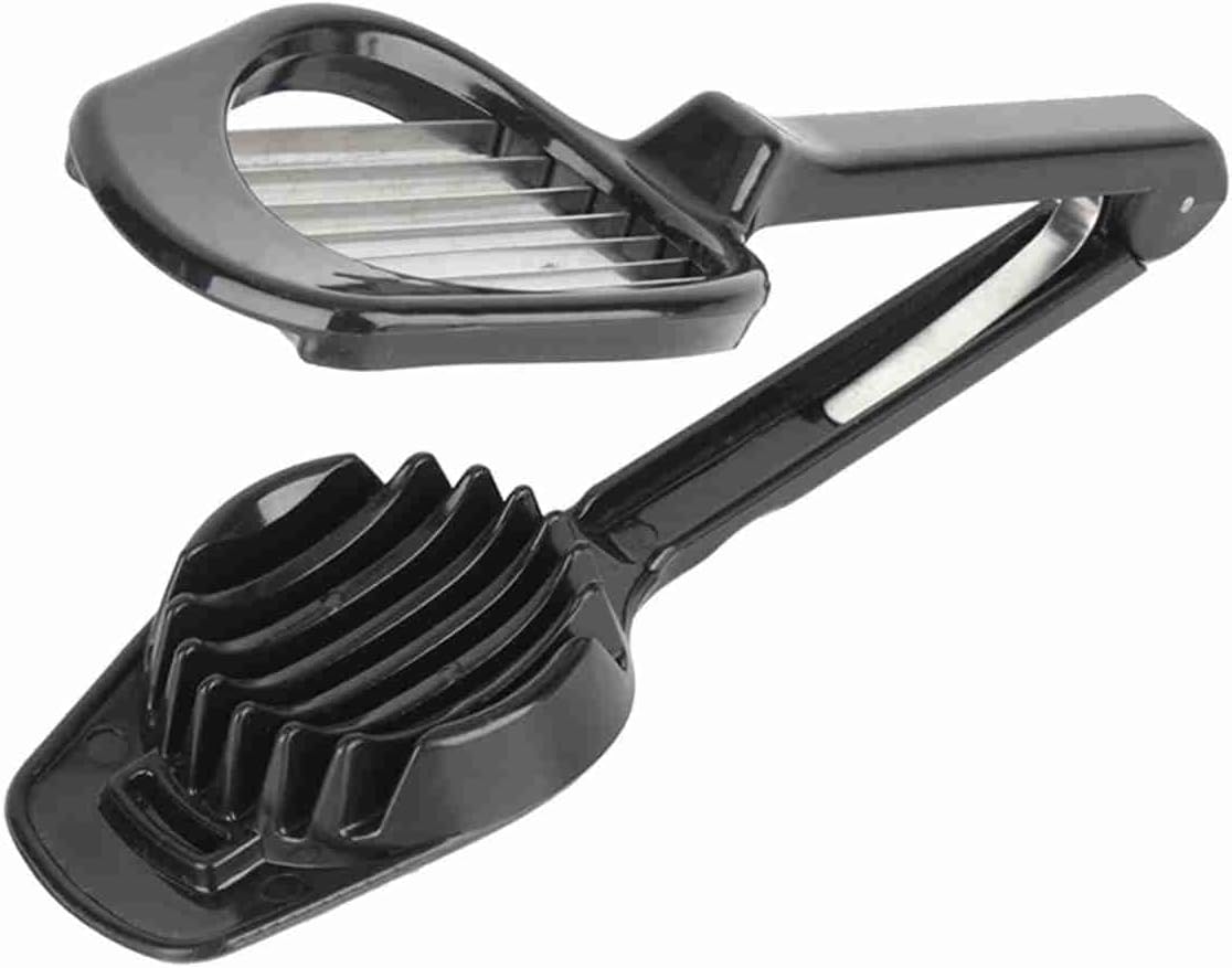 Egg Slicer Cutter with Long Handle, Stainless Steel Blades for Mushroom Tomato Fruit, Kitchen Bar Tool