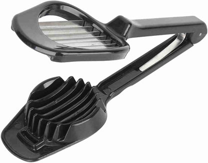 Egg Slicer Cutter with Long Handle, Stainless Steel Blades for Mushroom Tomato Fruit, Kitchen Bar Tool