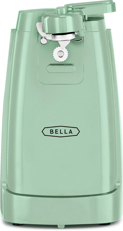 Electric Can Opener and Knife Sharpener, Jar and Bottle Opener, Sage