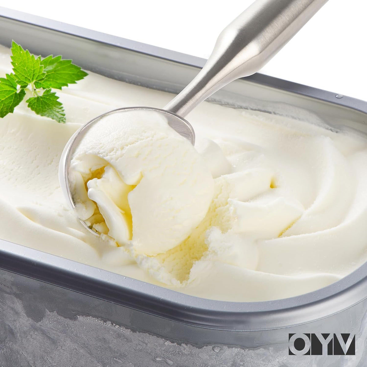 304 Stainless Steel Ice Cream Scoop, Heavy Duty, Ergonomic Handle