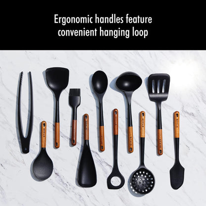 Silicone with Wood Handle Cooking Utensil, Pastry Brush