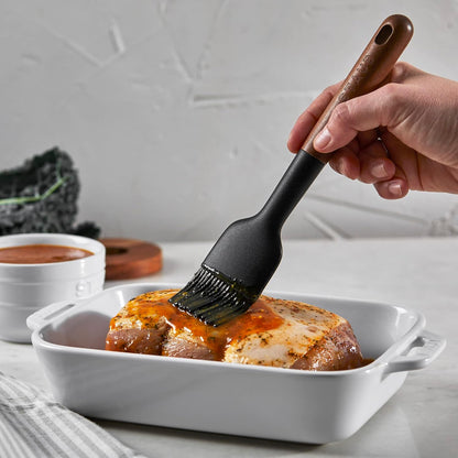 Silicone with Wood Handle Cooking Utensil, Pastry Brush