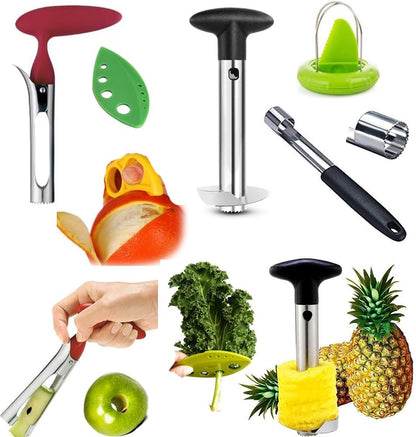 3 Herb Stripper + 2 Citrus Peelers - Kale Tool Rosemary Dill Orange Grapefruit Lemon Slicer Skin Remover Scoring Blade