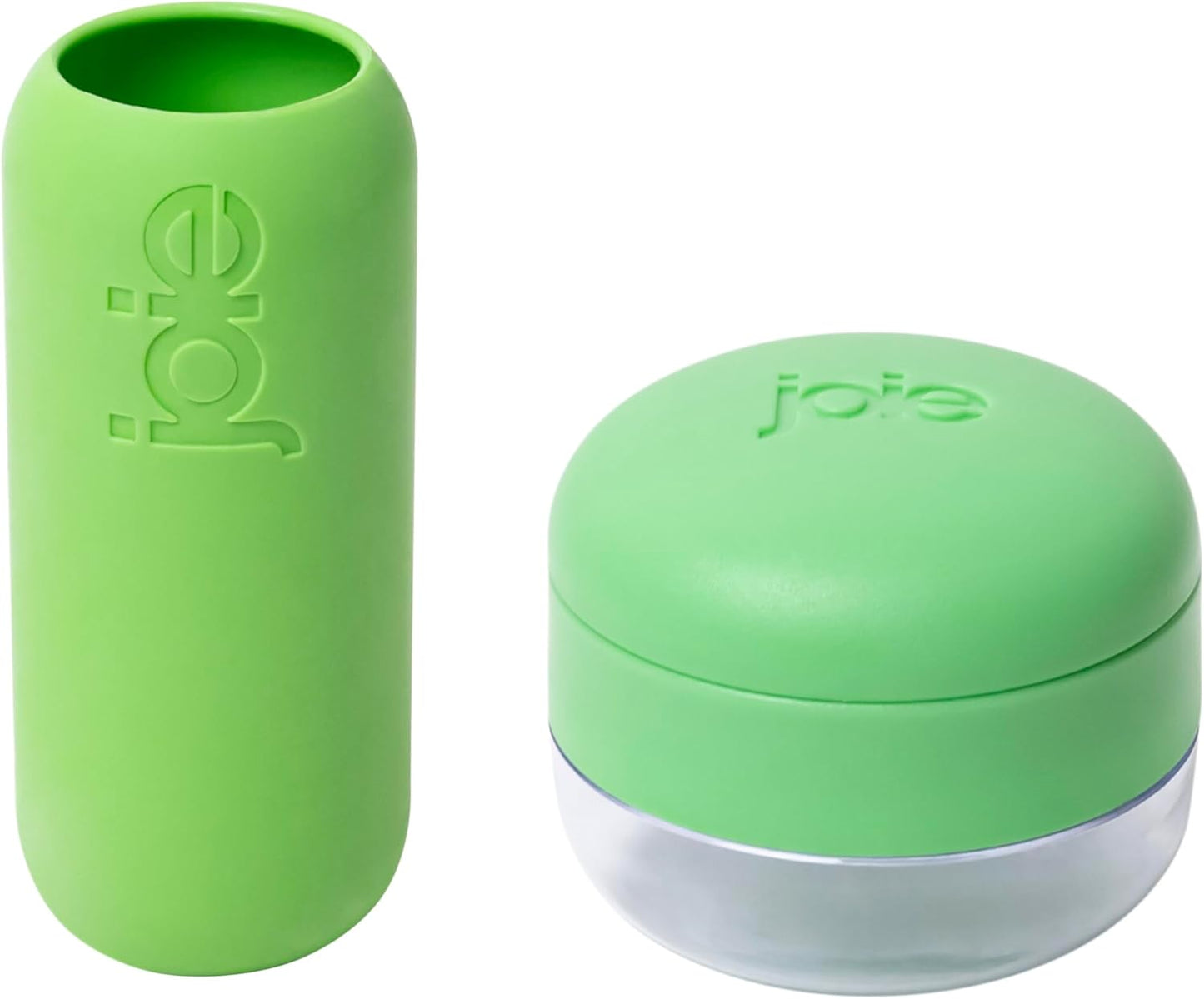 Joie Garlic Press and Chopper with Storage Container, Stainless Steel Blades, Green