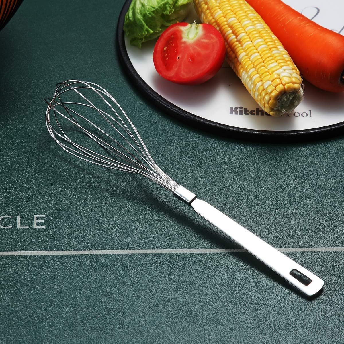 Whisk, Whisks For Cooking, Stainless Steel Balloon Whisk, Sturdy Kitchen Wire Whisk Set for Cooking, Baking, Blending, Whisking, Beating, Stirring, Dishwasher Safe, Easy to Clean