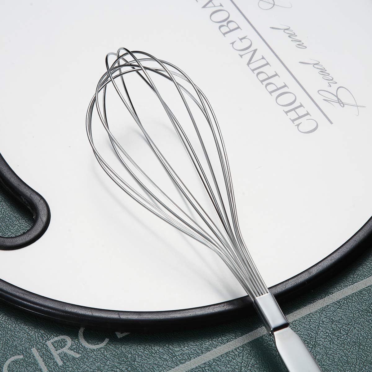 Whisk, Whisks For Cooking, Stainless Steel Balloon Whisk, Sturdy Kitchen Wire Whisk Set for Cooking, Baking, Blending, Whisking, Beating, Stirring, Dishwasher Safe, Easy to Clean