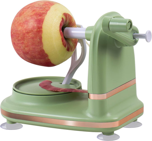Apple Peeler with 2 Blades Replacements, Apple Peeler Slicer & Corer for Home Kitchen Quick Applesauce Pie Making