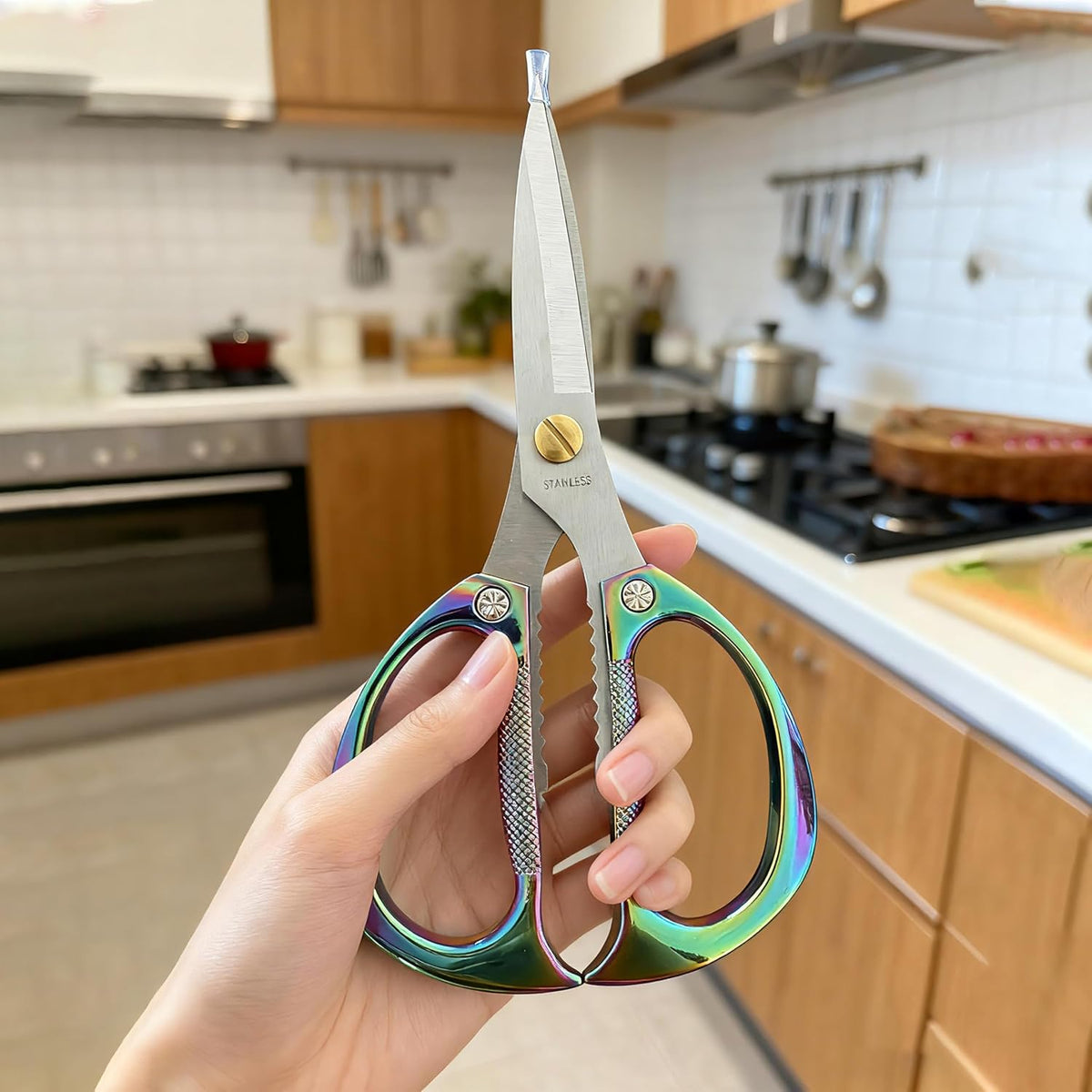 Kitchen Scissors,All Purpose Heavy Duty Kitchen Shears 7.5 Inch