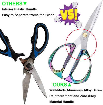 Kitchen Scissors,All Purpose Heavy Duty Kitchen Shears 7.5 Inch