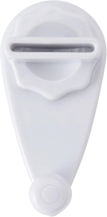 Pro Rotary Cheese Grater, Hand Crank Parmesan Grater with Stainless Steel Drum, Ergonomic Handle, Dishwasher Safe, White