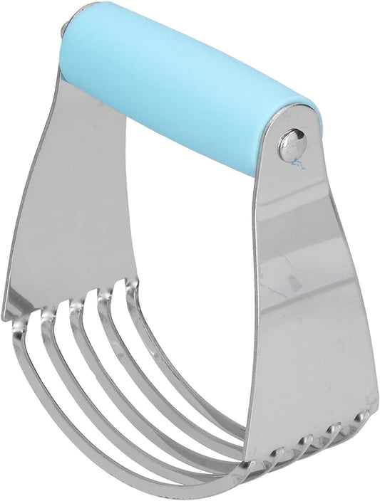 Dough Blender Dough Blender Pastry Stainless Steel and Pastry Cutter with Duty Blades Professional Non Slip Cutter for Baking Ideal for Mixing and Cutting (Blue)