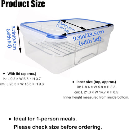 Batter Bowl with Lid, Breading Container, Just Flip