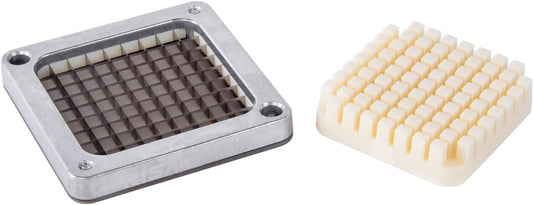 1/2" 1/4" 3/8" Multi-model universal Stainless Steel Replacement Chopper Blade & Pusher Block Set For Commercial Vegetable Cutter Dicer Strip Interchangeable Blade (3/8 inch)