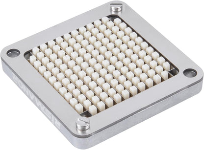 1/2" 1/4" 3/8" Multi-model universal Stainless Steel Replacement Chopper Blade & Pusher Block Set For Commercial Vegetable Cutter Dicer Strip Interchangeable Blade (3/8 inch)