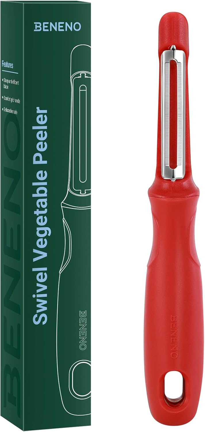 Swivel Vegetable Peeler, Premium Smooth Peeling Potato Peeler, Black