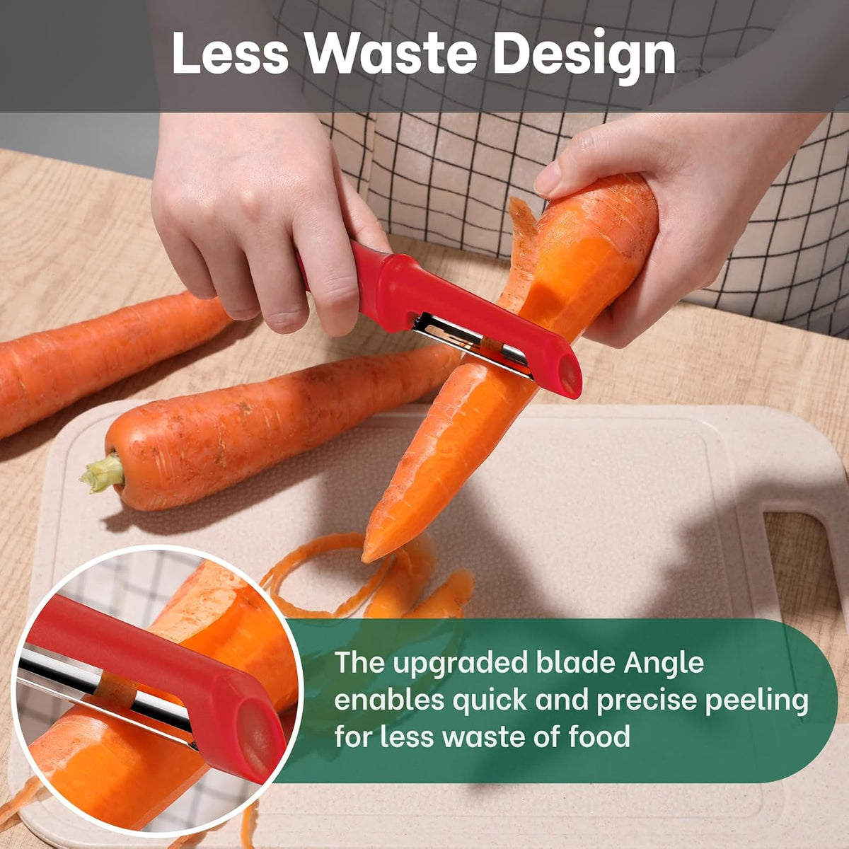 Swivel Vegetable Peeler, Premium Smooth Peeling Potato Peeler, Black