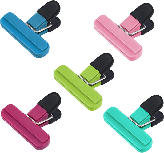 Bag Clips, Kitchen Food Clips for Refrigerator Food Storage Packages, Snack Bags, Photos for Home, Office, School and More