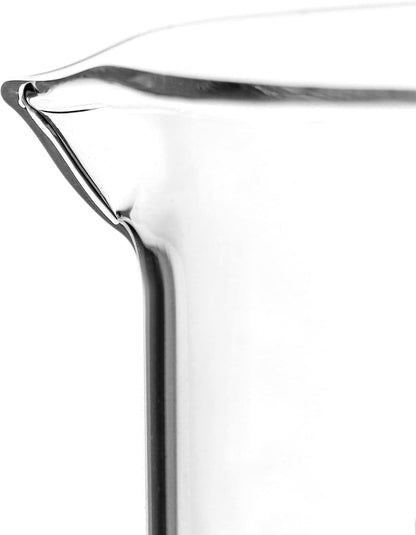 500ml Beaker Mug with Handle, Borosilicate Glass Measuring Cup
