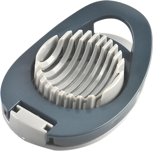 Stainless Steel Wire Egg Slicer, Hard Boiled Egg Cutter, Strawberry Dicer, Multi-Purpose Kitchen Tool (B, One Size)