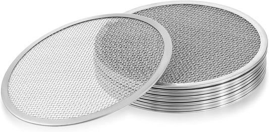 10 Pack Stainless Steel Screen Filter Strainer Lid for 86mm Wide Mouth Mason Jar, Sprouting Lids, Mason Jar Sprouting Lids, Regular Mouth Mesh Bean Sprout Sieve Lids for Bean, Alfalfa, Broccoli