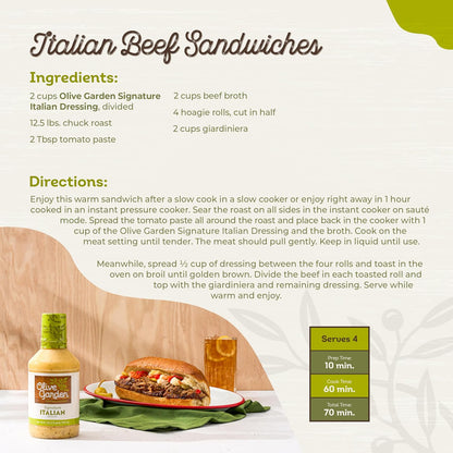 Signature Italian Dressing, 16 fl. oz.