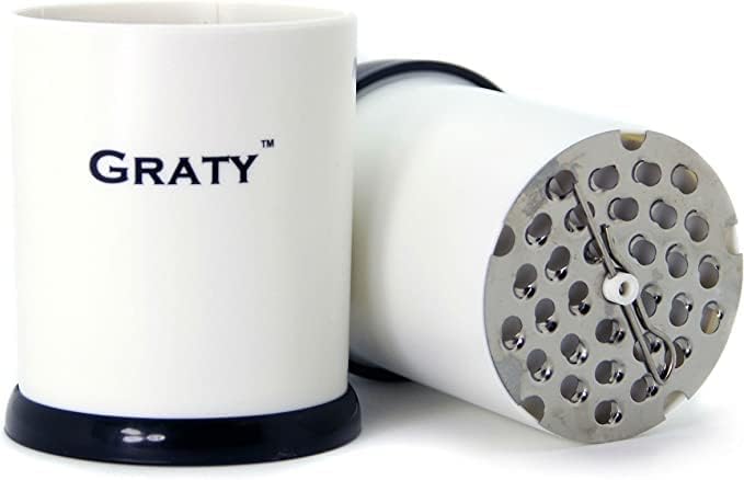 Original Slicer with Stainless Steel Blades & Cheese Graty | Manual Food Chopper & Twist Grater for Cheese, Vegetables, Salad Toppings, & More | Lightweight & Easy to Clean
