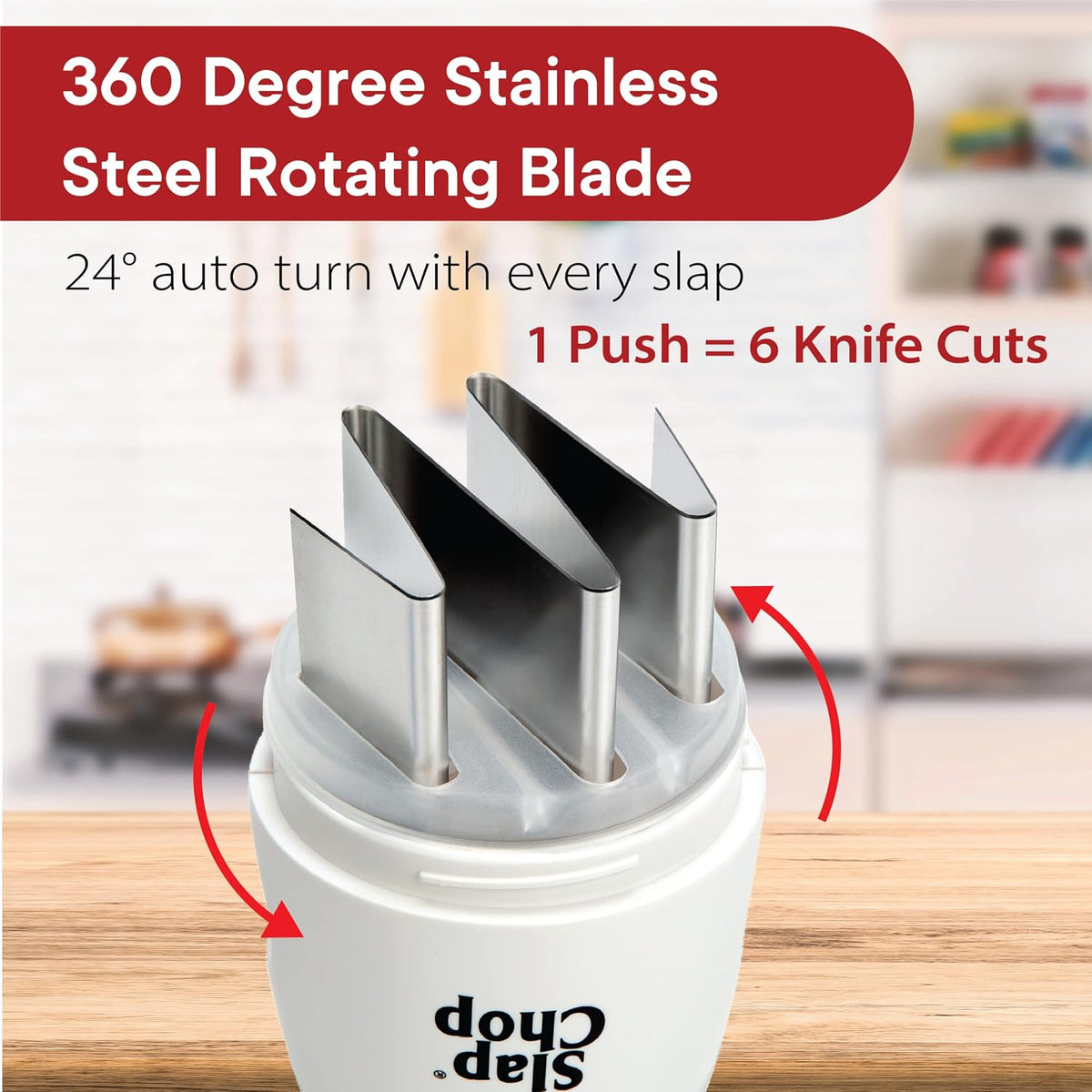 Original Slicer with Stainless Steel Blades & Cheese Graty | Manual Food Chopper & Twist Grater for Cheese, Vegetables, Salad Toppings, & More | Lightweight & Easy to Clean