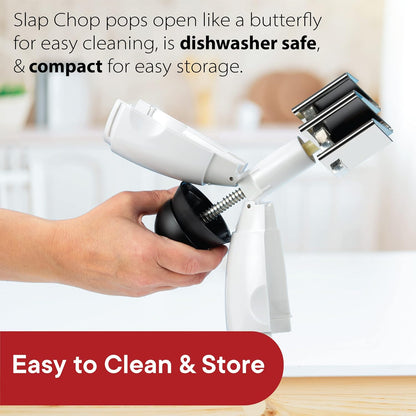 Original Slicer with Stainless Steel Blades & Cheese Graty | Manual Food Chopper & Twist Grater for Cheese, Vegetables, Salad Toppings, & More | Lightweight & Easy to Clean