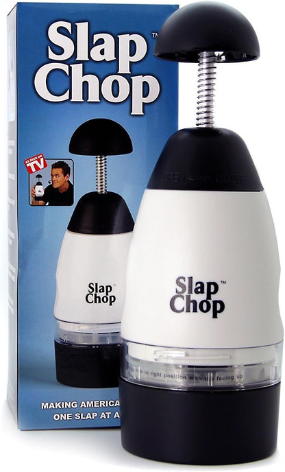 Original Slicer with Stainless Steel Blades & Cheese Graty | Manual Food Chopper & Twist Grater for Cheese, Vegetables, Salad Toppings, & More | Lightweight & Easy to Clean