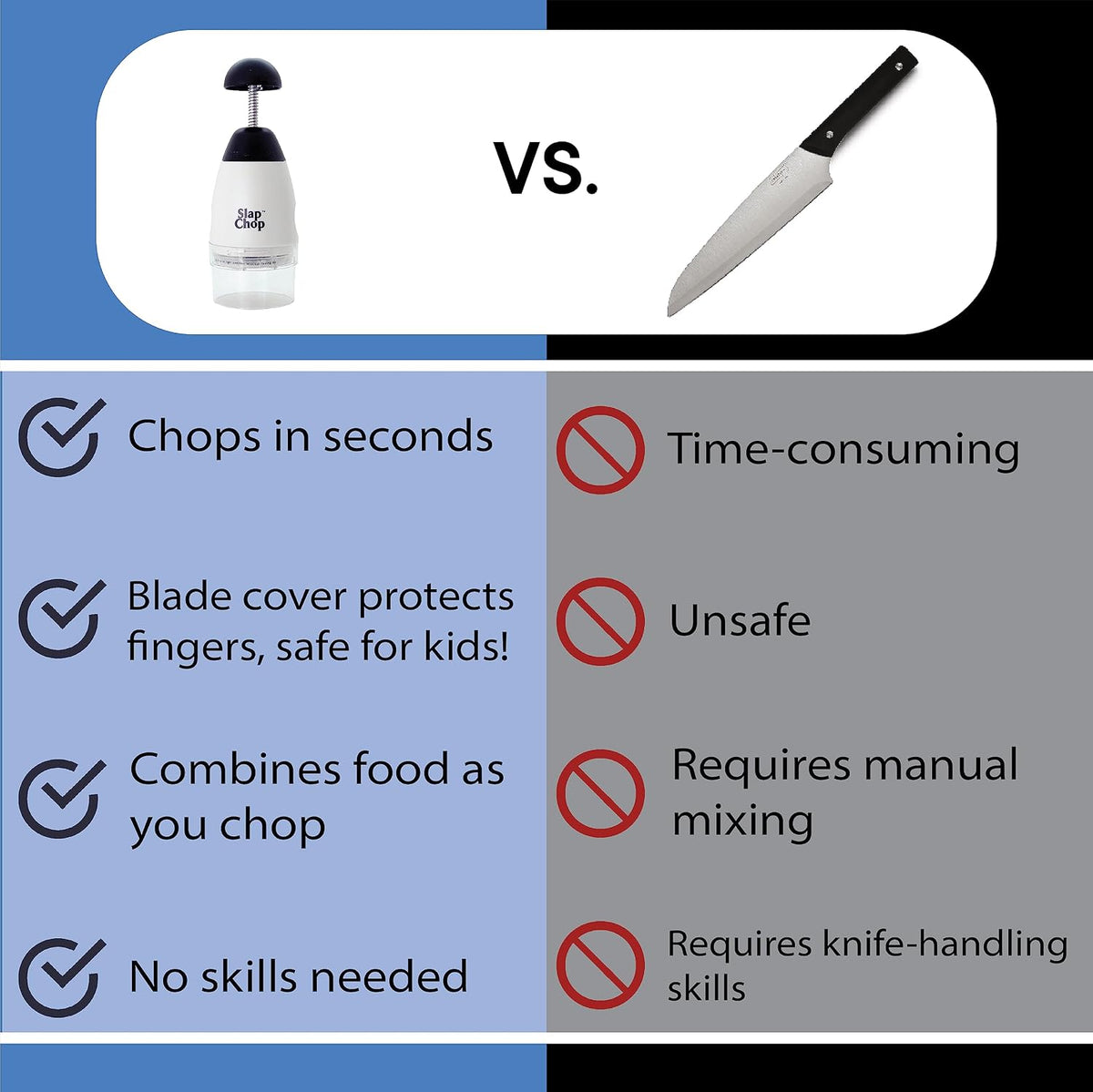 Original Slicer with Stainless Steel Blades & Cheese Graty | Manual Food Chopper & Twist Grater for Cheese, Vegetables, Salad Toppings, & More | Lightweight & Easy to Clean